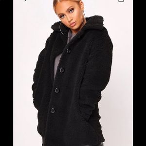 Black teddy jacket